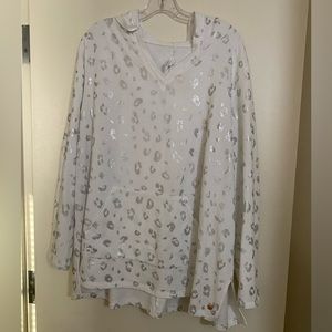 White Leopard Hoodie